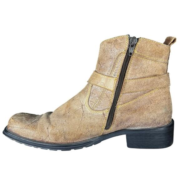 Bed Stu Men’s Tan Suede Harness Chelsea Boots Size US 11 main image 8